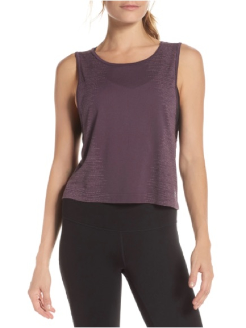 Under Armour - Set of 2 Women’s Lightweight Tank Tops - Small - Black & Purple - Picture 2 of 7